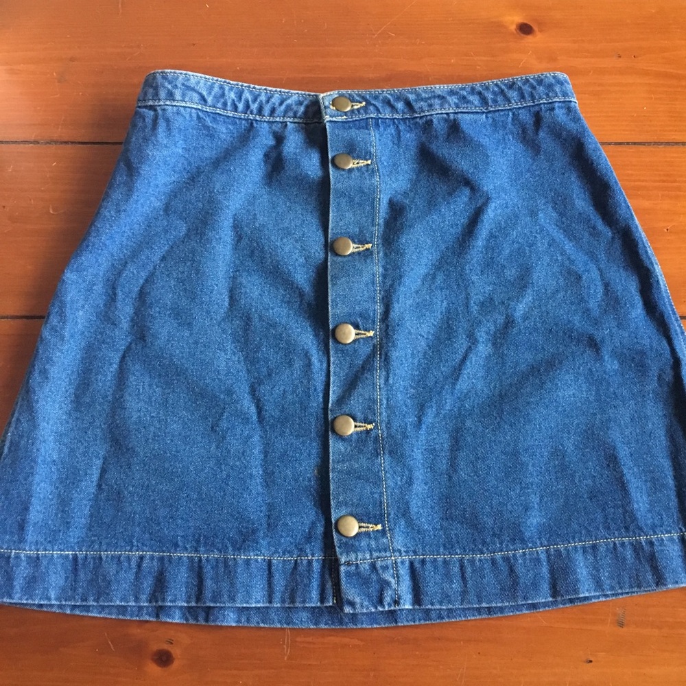 American Apparel Denim Circle Skirt